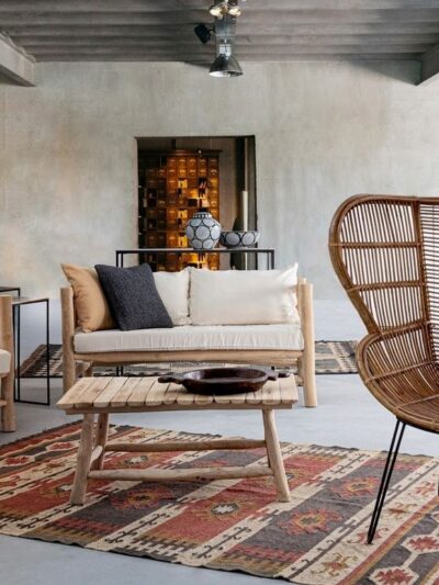 SAHEL NATURAL SOFA W-CUSH