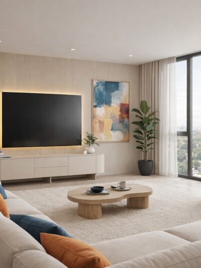 MUEBLE TV 2P-3C ARDIS BEIGE CLARO
